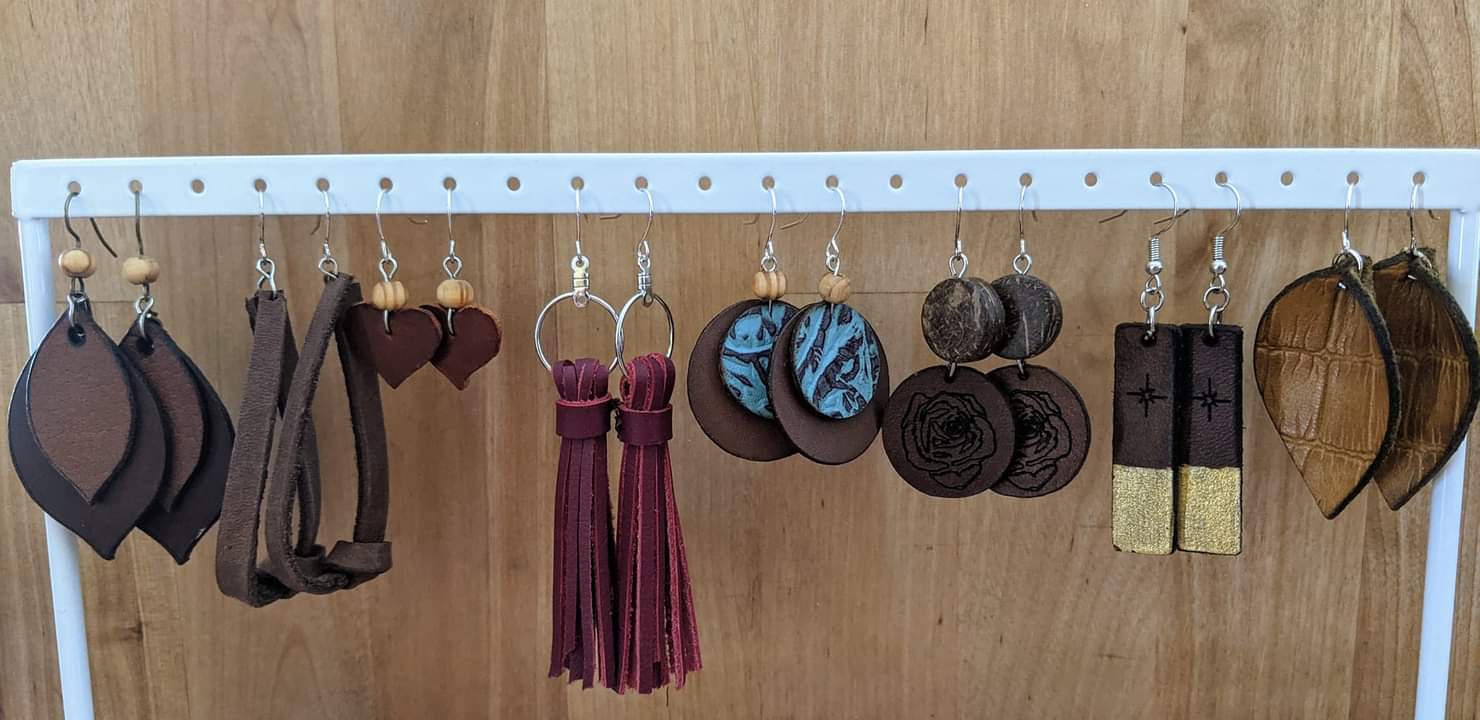 Leather Earrings