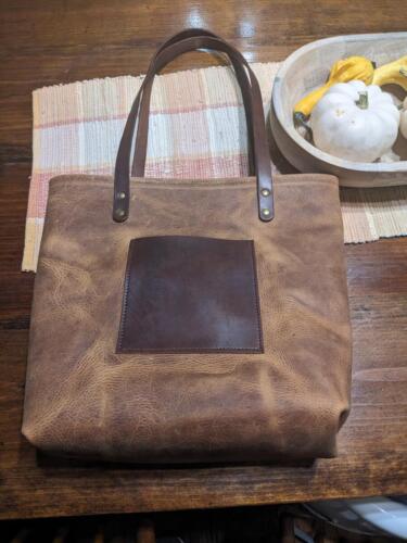 leather handbag