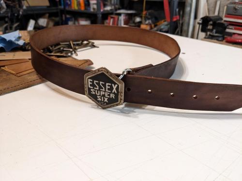 hand made leather belt